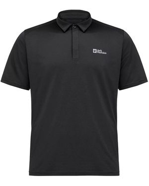 Jack Wolfskin T-shirt Delfami Polo Shirt - Noir