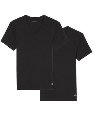 Marc O' Polo T-shirt T-Shirt Kurzarmshirt 2er- Pack - Noir