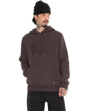Von Dutch Sweat-Shirt Sweat À Capuche En Molleton Avec Broderie Ruben - Marron