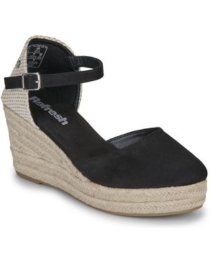 Refresh Keilabsatzsandalen 172644 - Schwarz