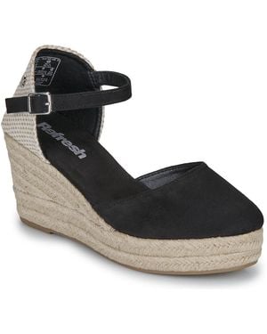 Refresh Sandalen Met Sleehak 172644 - Zwart