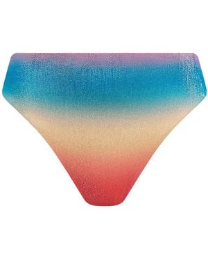 Lisca Maillots De Bain Bas Maillot Slip De Bain Échancré Taille Haute Cairo - Bleu