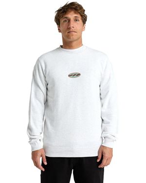 Billabong Sweat-shirt Foundation Cr - Blanc