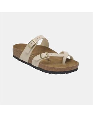 Birkenstock Baskets SANDALE MAYARI BF BEIGE - Blanc