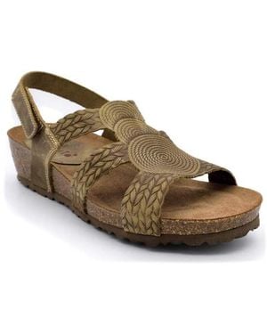 Interbios-Silvio Sandalen 5394 Kaki - Bruin
