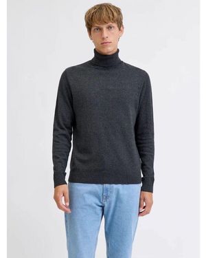 JJ Rebel Pull 12268345 Callum-Dark Melange - Bleu