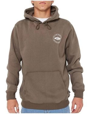Rip Curl Sweat-shirt STAPLE HOOD - Marron