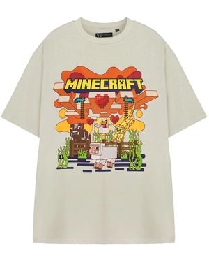 Minecraft T-shirt NS9055 - Gris