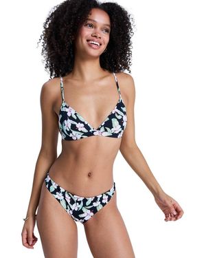 Roxy Maillots de bain Printed Essentials Cheeky - Noir