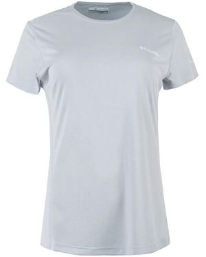Columbia Chemise Zero Rules Light SS Crew - Bleu
