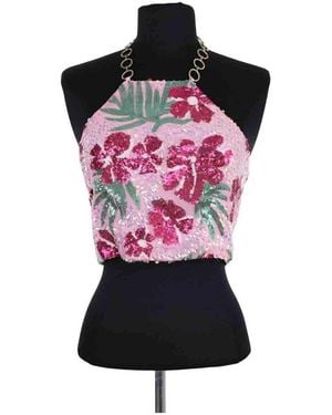 Maje Blouses Top Sans Manche - Rose