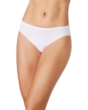 Zd - Zero Defects Zero Defects Slips Culotte Mi-Haute Femme Coton Biologique - Blanc