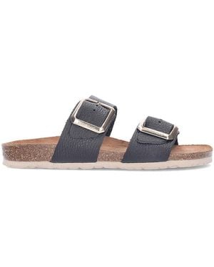 Interbios Sandalen 7232 Leren Sandalen - Blauw