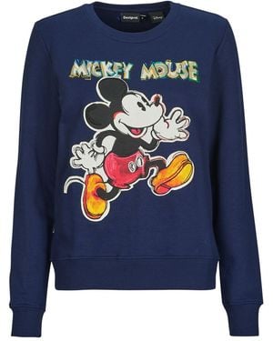Desigual Sweaters Avery Mickey - Blauw