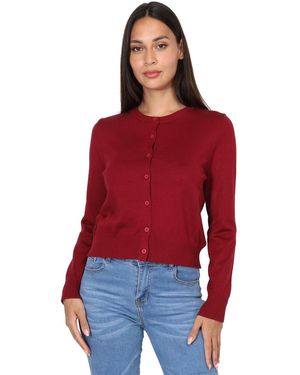 La Modeuse Gilet Gilets, Cardigans Pour Femme - Rouge