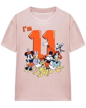 Mickey Mouse And Friends T-shirt TV25362 - Rose