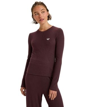 Roxy Pull Rise Vibe New Rib - Rouge
