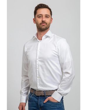 Suitable Chemise Chemise Blanche Coupe Slim DR-01