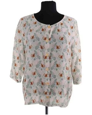Des Petits Hauts Blouses Blouse Blanche - Gris