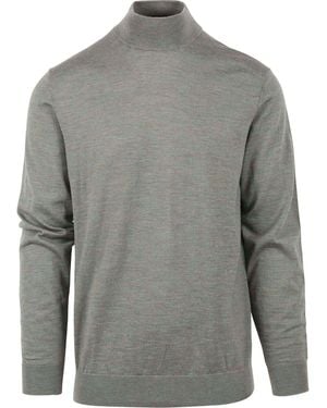 Profuomo Sweat-shirt Pull Turtleneck Merino Vert