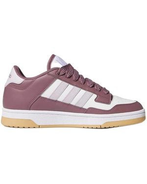 adidas Baskets Basses Baskets Rapid Court Low Synthétique Daim - Violet