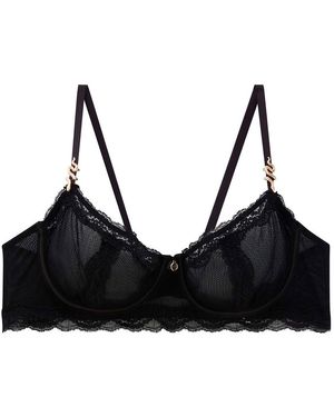 Pommpoire Corbeilles & balconnets Soutien-gorge corbeille noir Poison
