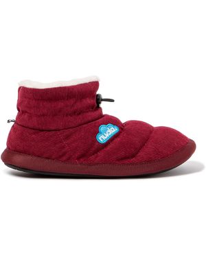 Nuvola Chaussons Boot Home Cordy - Rouge