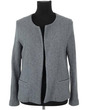 Des Petits Hauts Gilet Cardigan en coton gris