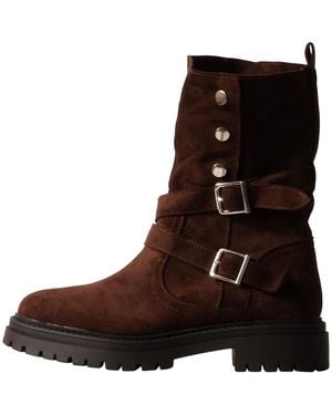 Poti Pati Boots Bottines À Brides - Marron
