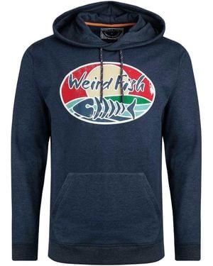 Weird Fish Sweat-shirt Bryant - Bleu