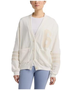 New Balance Veste COASTAL FLEECE CARDIGAN - Gris