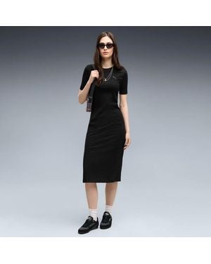 PUMA Robe Her Rib Dress - Noir