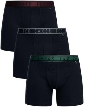 Ted Baker Caleçons Pack de 3 boxers - Bleu