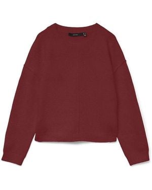 Vero Moda Pull Besti - Rouge
