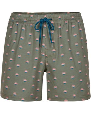 O'neill Sportswear Korte Broek Short De Bain Mini Print - Groen