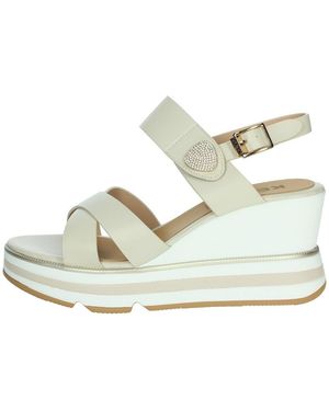 Keys Sandalen Met Sleehak K-11021 - Metallic