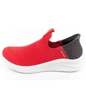 Skechers Baskets basses 403844LRDBK - Rouge