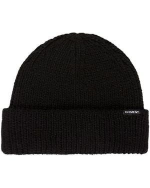 Element Bonnet Mid Heavy Knit Solid - Noir