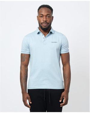 EAX T-shirt Polo en jersey Milan/New York - Bleu