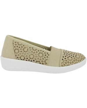 Doctor Cutillas Mocassins 38474 Gestanste Bloemen Loafers - Bruin