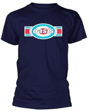 Oasis T-shirt Oblong Target - Bleu