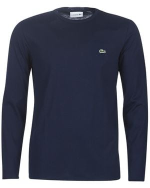 Lacoste T-Shirts A Maniche Lunghe Th6712 - Blu
