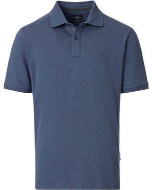 CASA MODA Polo Polo Stretch Mélangé Marine - Bleu