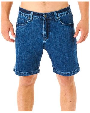 Rip Curl Short Bermuda Noir modèle DENIM de la marque - Bleu