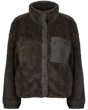 ONLY Fleecepullover Onlcontact Oversized - Schwarz