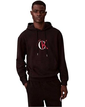 Calvin Klein Sweatshirts À Capuche Gt40298 - Noir