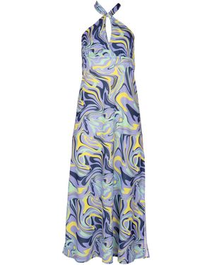 Lisca Jurk Zomerse Lange Jurk Palma - Blauw