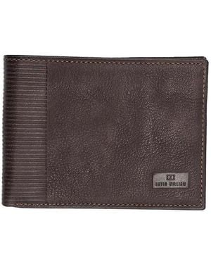 David William Portefeuille DW Men - Marron