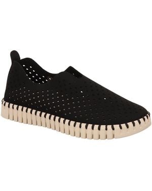 Ilse Jacobsen Slip Ons - Noir