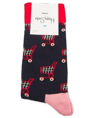 Happy Socks Chaussettes hautes Shop Til You - Rouge